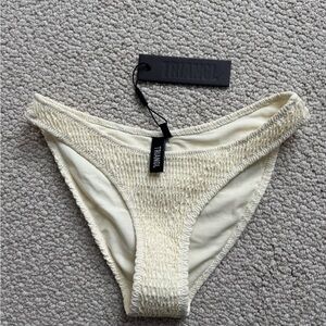 Triangl Swim Suit Ivory Bottoms NWT
